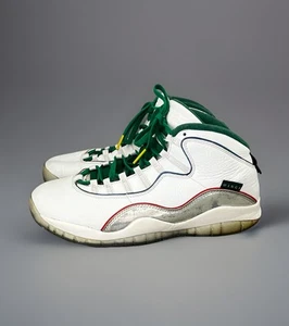 Air Jordan 10 Retro 'WINGS' Basketball Shoes Sneakers Mens 12 - White CK4352-103 - Picture 1 of 17