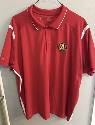 Camisa polo de fútbol Atlanta United talla 2XL poliéster logotipo bordado Foto 1 de 3