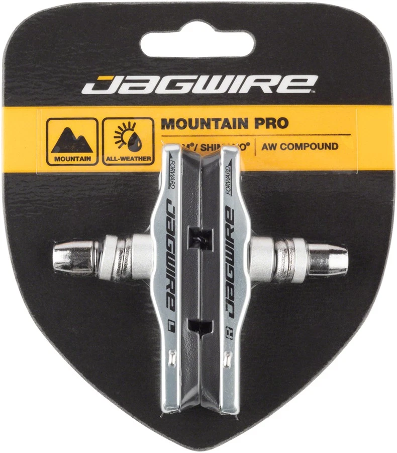 Jagwire Mountain Pro Brake Pads Threaded Post, Silver - Image 1 of 1
