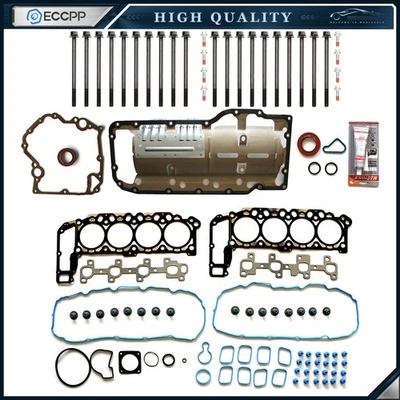 ECCPP Full Gasket Bolts Set For 00-03 Dodge Dakota Durango 4.7L SOHC VIN Code N - Image 1 of 4