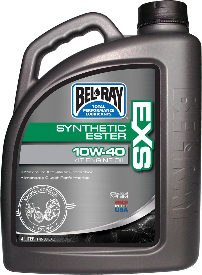 BEL-RAY - 99161-B4LW - EXS FULL SYNTHETIC ESTER 4T ENGINE OIL 10W-40 4LT - Image 1 of 1