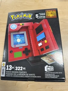Nintendo POKEMON Mattel MEGA Collector Build Set KANTO Region POKEDEX 5 Cards - Picture 1 of 3