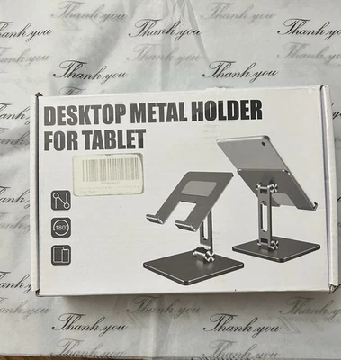 Soporte de metal para tableta de escritorio - Soporte ajustable para tableta Foto 1 de 2