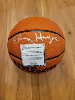 Баскетбольный мяч с автографом Элвина Хейза (Rockets / Bullets) Wilson (сертификат подлинности Schwartz) - Изображение 1 из 4