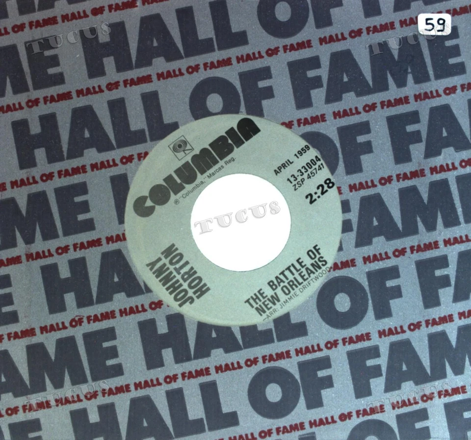 Johnny Horton - The Battle Of New Orleans / North To Alaska 7" (VG+) '* - Image 1 of 1