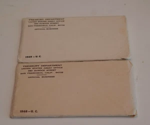 1968 and 1969 US Mint P & D Mint Sets (INV U) - Picture 1 of 2