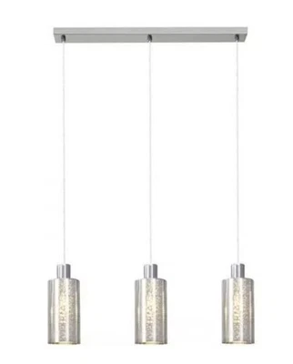 Lampadario Brilliant Emotion Cromo/Argento Max. 3 X 26W E27 Senza Lampadine - Immagine 1 di 2