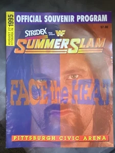 Vtg WWF SummerSlam 1995 Program Wrestling Souvenir WWE Rare Pittsburgh Diesel - Picture 1 of 2
