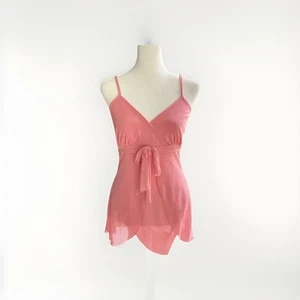 Y2K Rave Mujer M Babydoll Capas Asimétrico Caprichoso Top Cami Hada De Colección EE. UU. - Imagen 1 de 9
