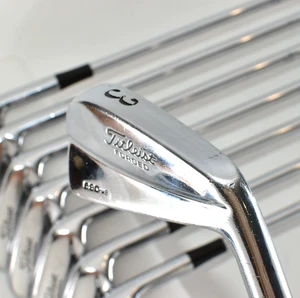 Titleist 690.MB 8p 3-4-5-6-7-8-9-Pw RH Golf Iron Set Stiff Extra DG X100 Club - Picture 1 of 21
