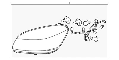 正品通用乘客侧前照灯 25974774 — 第 1/4 张图片