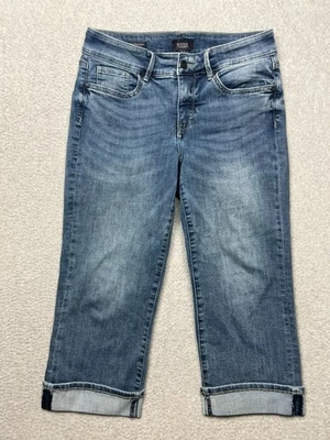 NYDJ Marilyn Straight Leg Crop Jeans Size 6 Med Wash Denim Lift Tuck Med Rise - Image 1 of 4