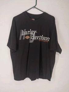 Vintage 1998 Harley Davidson Wichita Kansas Black T-Shirt Size XL - Bild 1 von 6