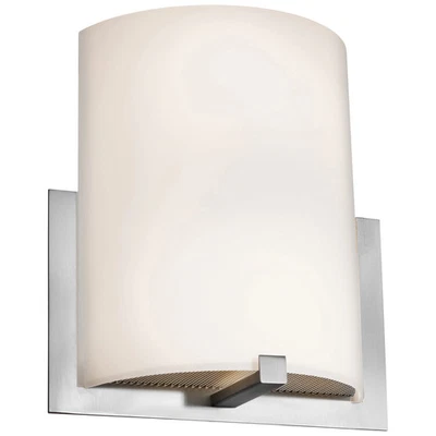 Access Lighting Breez - Aplique de pared de 2 luces - Acero cepillado Acero cepillado Foto 1 de 2