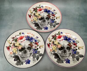 "3 platos de ensalada de jardín con calavera Coventry elección de diseñadores 8""" - Imagen 1 de 3