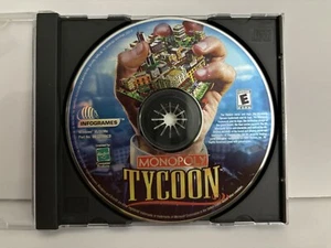 Monopoly Tycoon PC CD-ROM Juego de Computadora 2001 Sin Manual - ¡Disco Casi Como Nuevo! - Imagen 1 de 2