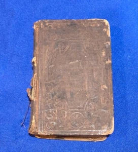 1856 Bibel ~ Altes/Neues Testament ~ New York ~ American Bible Society 4,5" x 2,5" - Bild 1 von 11