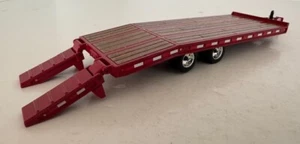 1:50 Custom Eager Beaver Red Beavertail Tag Trailer By First Gear LAST RED ONE - Picture 1 of 7