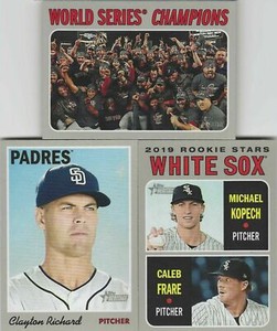 2019 TOPPS HERITAGE - #1-250 - Pick & Choose - Fill Ur Set - Buy 1, Get 5 Free!