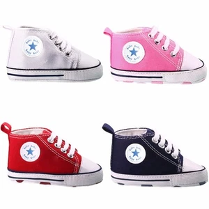 Niños Pequeños Bebé Niño Niña Suela Suave Cuna Zapatos Bebé Tenis 0-18 Meses Lindo Regalo - Imagen 1 de 17