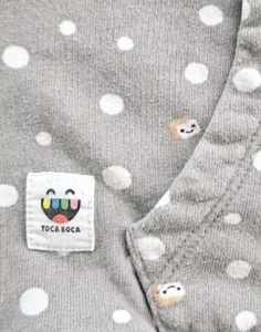 Toca Boca Hoodie Marshmallow Polka Dots Hooded Sweatshirt Children’s Medium 7 8 - Picture 1 of 9