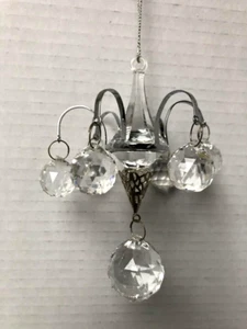 Macy’s Holiday Lane Chandelier Decor/Sun Ball Catcher/ Ornament Acrylic - Picture 1 of 6