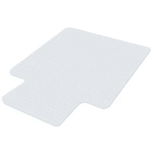 Alfombra de silla de oficina en casa con tachuelas de piso de PVC con labios para alfombra 48"" x 36 - Imagen 1 de 18