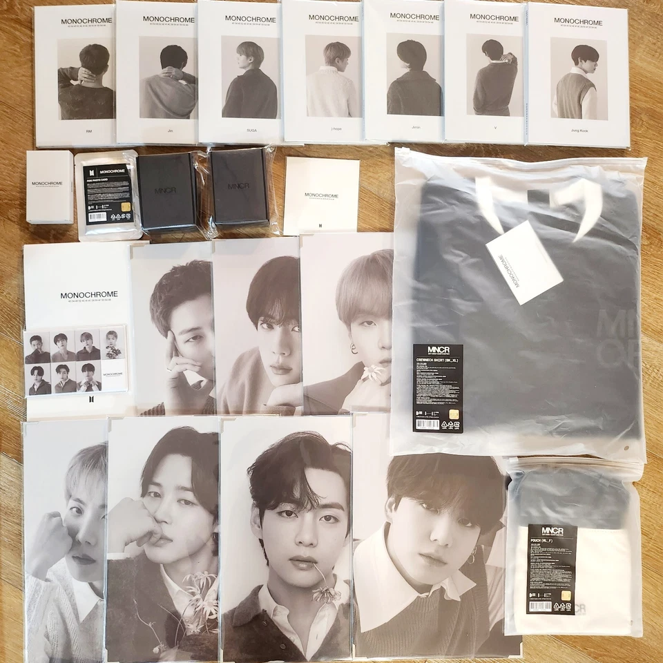 BTS 2024 POP-UP: MERCANCÍA OFICIAL MONOCROMÁTICA MD + Seguimiento/Regalo gratis Foto 1 de 1