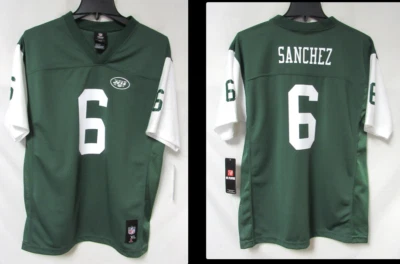 Camiseta deportiva New York Jets Mark Sanchez #6 juvenil talla X-grande (18/20) C1 4795 Foto 1 de 3