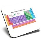 Square Single Coaster - Periodic Table Science Elements Uni  #8168