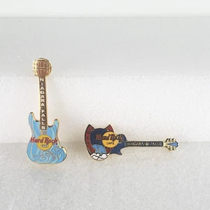 Lote 2 pulgadas Hard Rock Café Pins Guitarras Cataratas del Niágara - Imagen 1 de 7