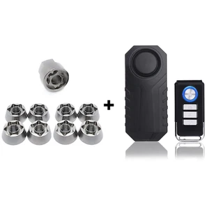 Roof-Tent Security Nut Set WITH VIBRATION ALARM - Tamperproof Lock - PETAL - M8 - Picture 1 of 11