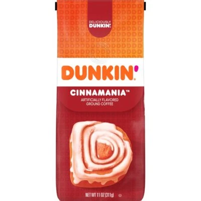 Dunkin’ Cinnamania 中号烘焙研磨咖啡,11 盎司 — 第 1/4 张图片