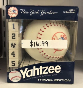 2008 Hasbro New York Yankees Yatzee Travel Edition Factory Sealed Game - Picture 1 of 1