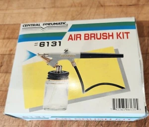 Central Pneumatic Air Brush Kit 15-50 PSI # 6131 Spray Pattern 1/4" - 1-1/2" O/B - Picture 1 of 3