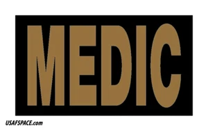 Authentic US MILITARY- IR -MEDIC-INFRARED REFLECTIVE-USAF-ARMY- VEL PATCH - Picture 1 of 9