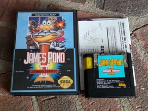 James Pond II 2 Codename Robocod Sega Genesis CIB Complete Tested & Working - Picture 1 of 1