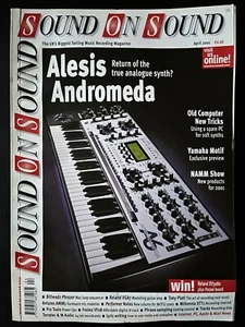 Sound on Sound magazine April 2001 Alesis Andromeda - Picture 1 of 1