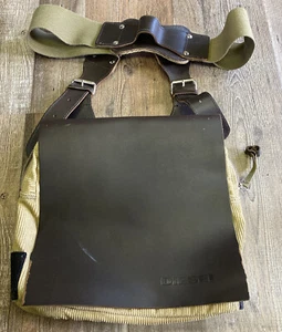 Vintage DIESEL Ersatzteile Cord Leder Denim Umhängetasche Messenger Bag - Bild 1 von 11