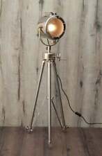 Industrial Chrome - Vintage Screw Design - Tripod Floor Lamp Home Decors Gift