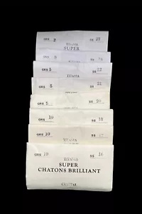 8 volle Packungen Crystal AB Preciosa Strasssteine verschiedene Größen - Bild 1 von 2