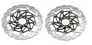 TRIUMPH SPEED TRIPLE R / ABS FLOATING WAVE FRONT BRAKE DISCS 2012 - 2014 - Picture 1 of 1