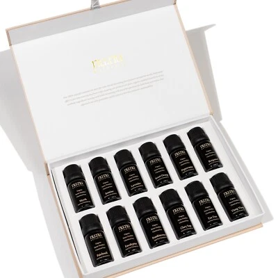 NU:NU Botanics Luxury Organic Essential Oils Set 12 x 0.33oz (10ml)