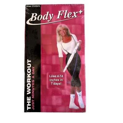 Body Flex + Greer Childer’s Body Flex VHS Tape – Vintage Sealed Exercise Video - Image 1 of 4