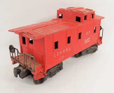 Vtg / O SCALE / LIONEL / CABOOSE #6257 / COLLECTIBLE / METAL CHASSIS / RESTORE - Image 1 of 4