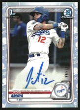 2020 Bowman Chrome Prospect Autographs Refractors #CPAJA Jacob Amaya Auto /499