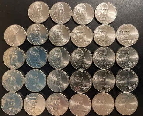 2010-PD~2023-PD Jefferson Nickel Choice/Gem BU Uncirculated Set from Bank rolls! Cover