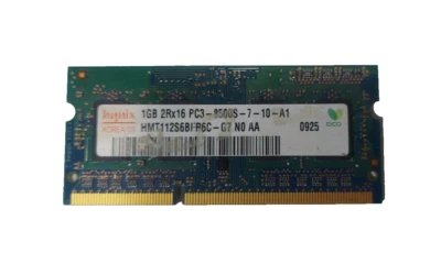 Memoria RAM HYNIX 1GB PC3 -8500S 2RX16 HMT112S6BFR6C-G7 NOTEBOOK LAPTOP 1 GB - Immagine 1 di 2