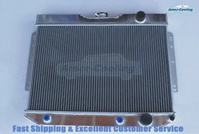 Nuevo radiador de aluminio para Chevrolet Impala 1959-63 1960-1965 El Camino I6/V8 Foto 1 de 4