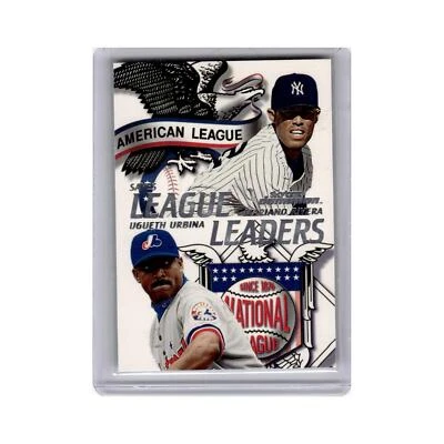 Tarjeta de béisbol Mariano Rivera Ugueth Urbina 2000 Skybox Dominion #8 casi nueva Foto 1 de 3